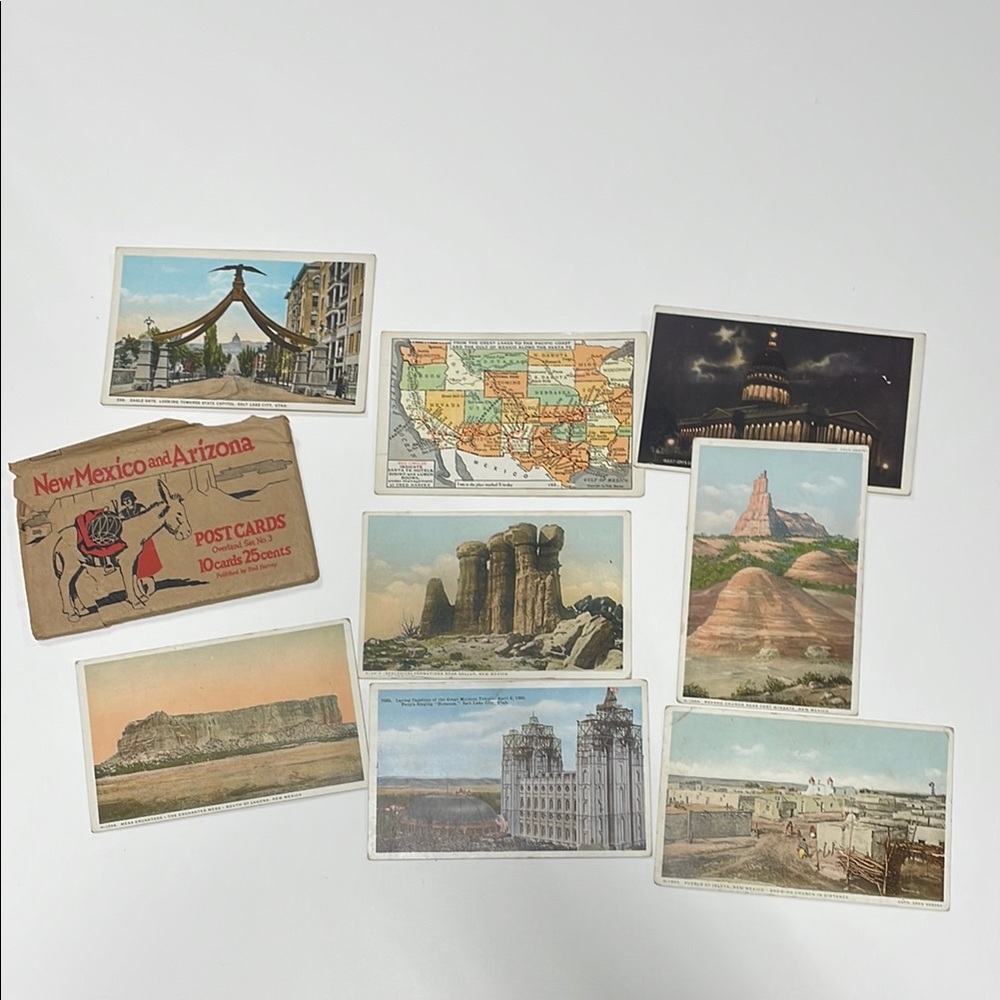 Vintage Postcard Collection - Scenic Views